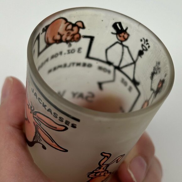 Vintage "Say When" Liquor Shot Glass Gag Gift - Picture 8 of 8